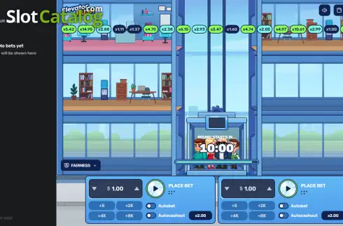 Скрин2. Elevator Rush слот