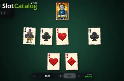 Скрин2. Robo Poker слот