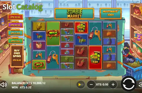 Скрин3. Zombie Market слот