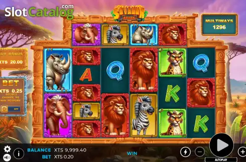 Скрин2. Savanna Spins Multiways слот