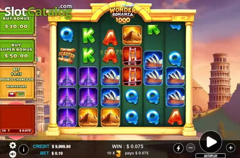 Скрин3. Wonder Bonanza 1000 слот