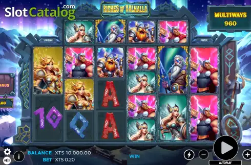 Скрин2. Riches of Valhalla слот