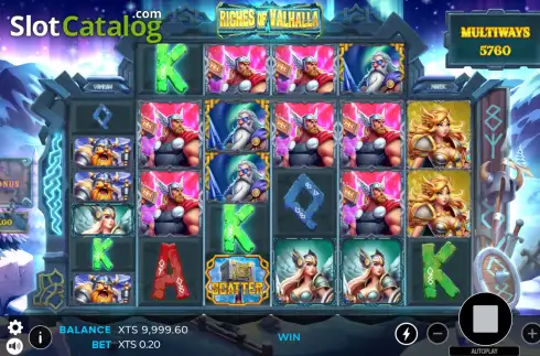 Скрин3. Riches of Valhalla слот