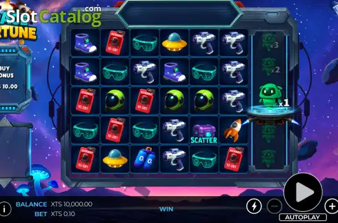 Скрин2. Space Fortune (Ninja Gaming) слот
