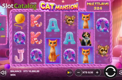Скрин2. Cat Mansion (Ninja Gaming) слот