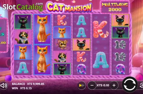 Скрин3. Cat Mansion (Ninja Gaming) слот