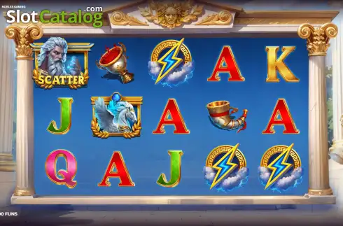 Скрин2. Greek Gods (Nobles Gaming) слот