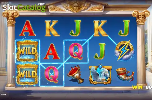 Скрин3. Greek Gods (Nobles Gaming) слот