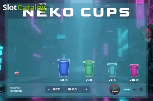 Скрин2. NekoCups слот
