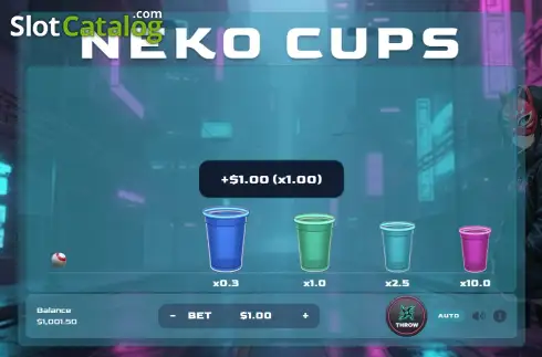 Скрин3. NekoCups слот