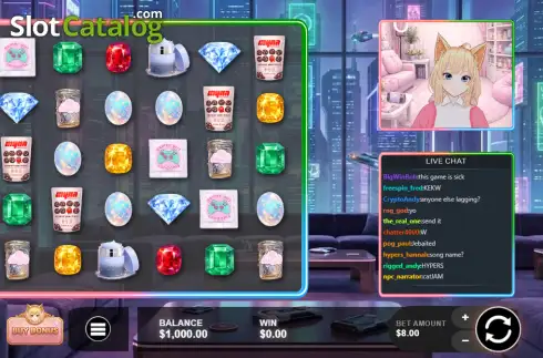 Скрин2. Naughty Streamer слот