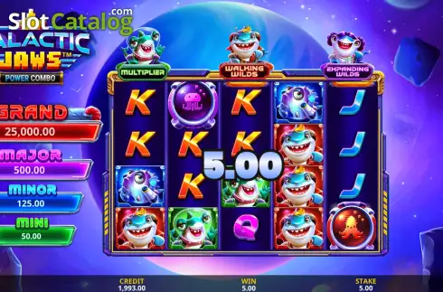 Скрин3. Galactic Jaws Power Combo слот