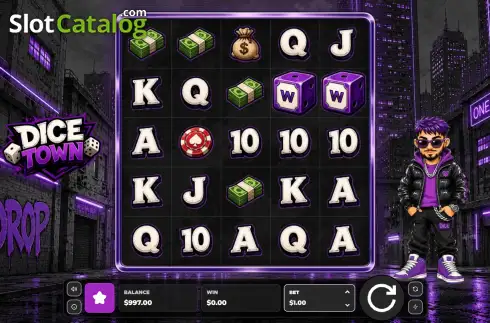 Скрин2. Dice Town слот