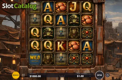 Скрин2. Vaults Wasteland Riches слот