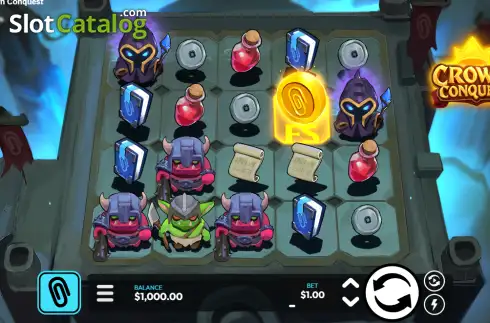 Скрин2. Crown Conquest слот
