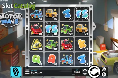 Скрин2. Motor Ways слот