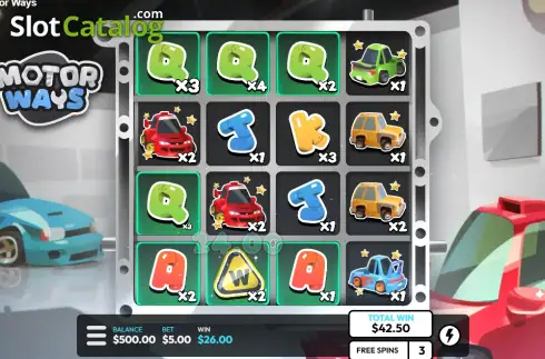 Скрин3. Motor Ways слот