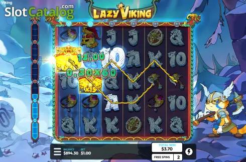 Скрин3. Lazy Viking слот