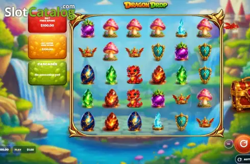 Скрин2. Dragon Drop (PAWJOY) слот
