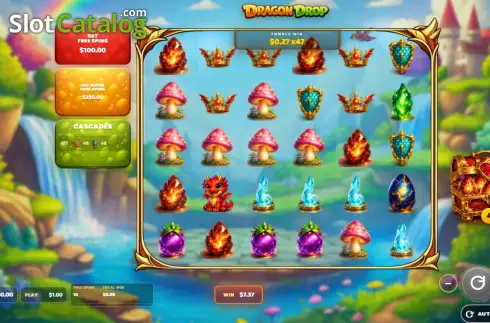Скрин3. Dragon Drop (PAWJOY) слот