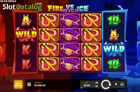 Скрин2. Fire vs Ice Devils слот