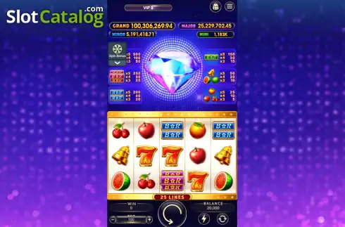 Скрин2. Shining Diamond слот