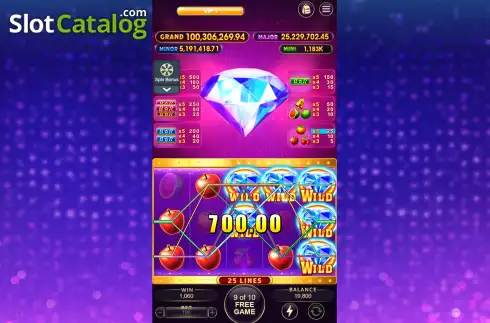 Скрин3. Shining Diamond слот