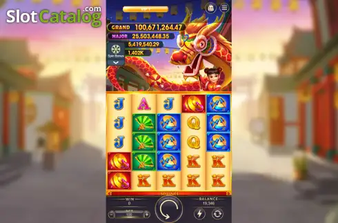 Скрин2. Dancing Dragon (Pegasus) слот