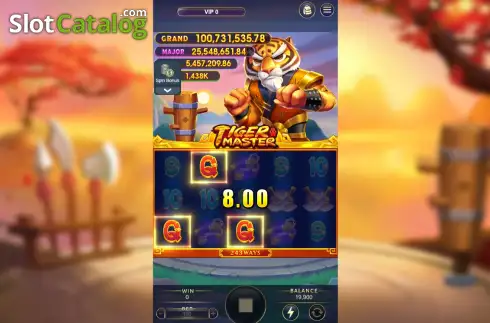 Скрин3. Tiger Master слот