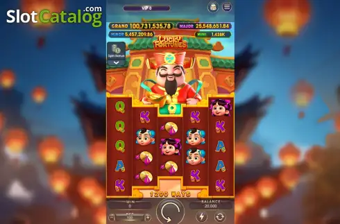 Скрин2. Lucky Fortunes (Pegasus) слот