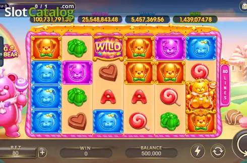 Скрин2. King Gummy Bear слот