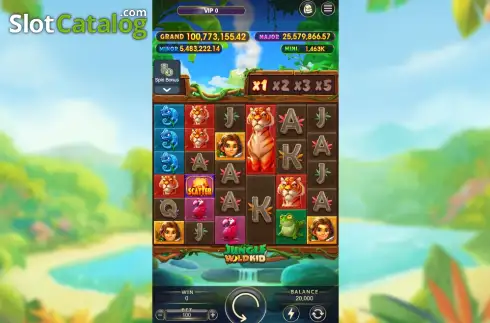 Скрин2. Jungle Wild Kid слот