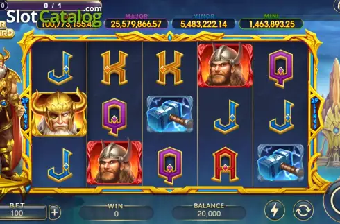 Скрин2. War of Asgard слот