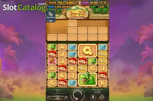 Скрин2. Fanatic Stone Age слот