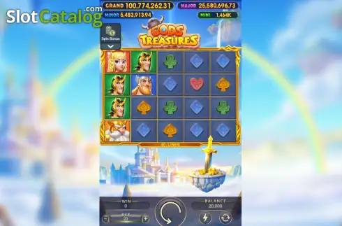 Скрин2. Gods Treasures слот