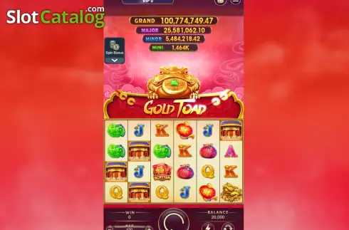 Скрин2. Gold Toad слот