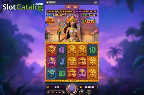 Скрин2. Mystic Aztec слот