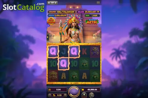 Скрин3. Mystic Aztec слот