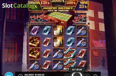 Скрин2. Jackpot District: City of Fortune слот