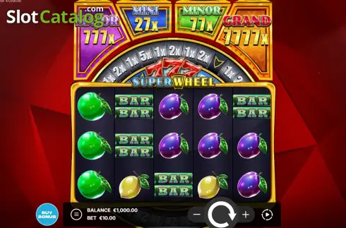Скрин2. 777 Super Wheel: Hold & Win слот