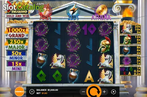 Скрин2. 3 Gods Unleashed: Hold and Win слот