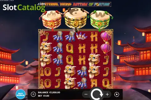 Скрин2. 3 Eternal Drums: Rhythm of Fortune слот