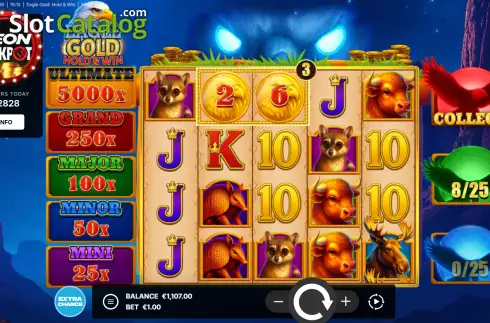 Скрин2. Eagle Gold: Hold & Win слот