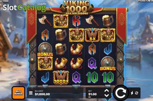 Скрин2. Viking 1000 слот