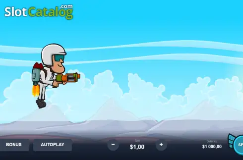 Скрин2. Jetpack Wars слот