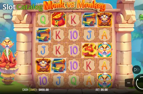 Скрин2. Monk vs Monkey слот