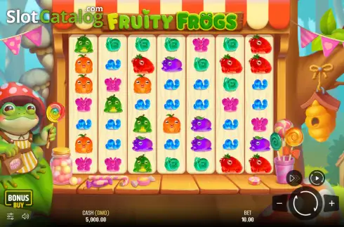 Скрин2. Fruity Frogs слот