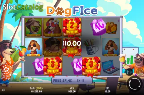 Скрин3. Dog Fice слот