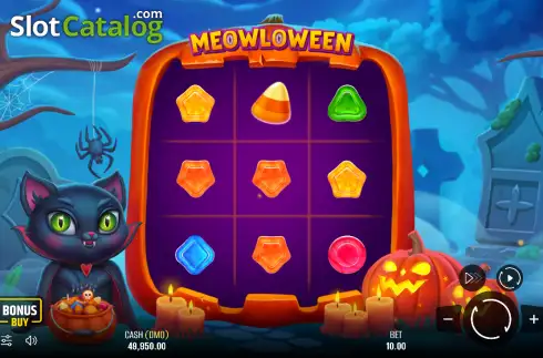 Скрин2. Meowloween слот