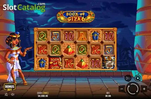 Скрин2. Book of Giza 6 слот